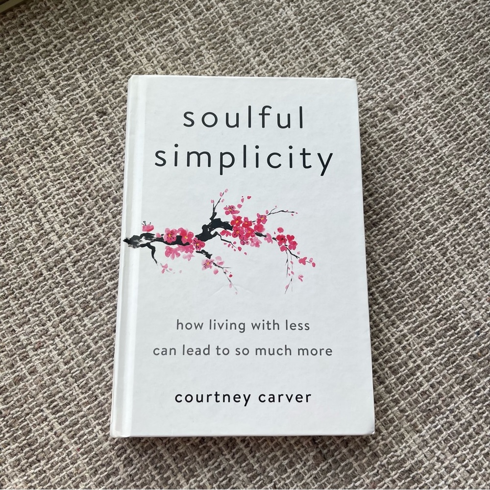 Soulful Simplicity Book with Floral Design